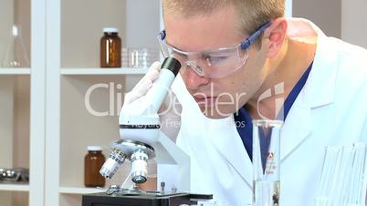 Medical Student Working with Sterile Equipment