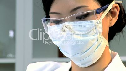Medical Student in Close up