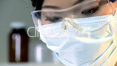 Medical Student in Close up