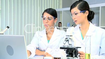 Student Doctors Working in Hospital Laboratory