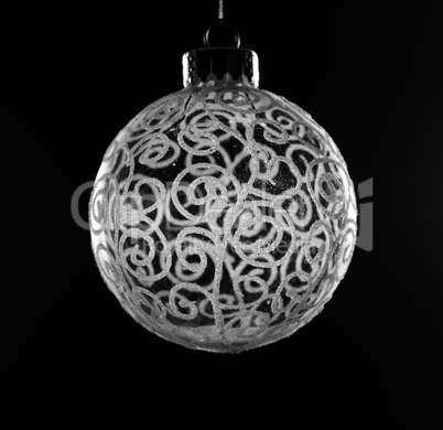 Round Glass Christmas decoration