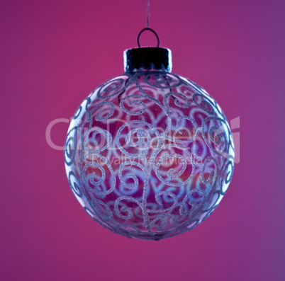 Round Glass Christmas decoration