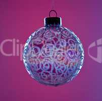 Round Glass Christmas decoration
