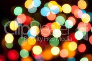 Defocused light