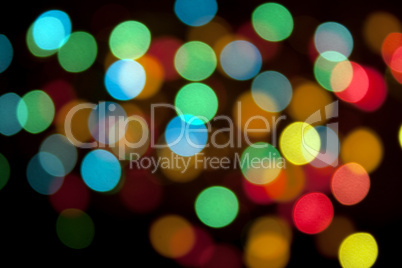 Defocused light