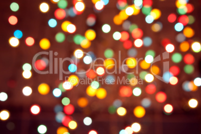 Defocused light