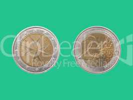 Euro coin from Malta