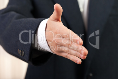 Business men handshake