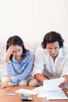 Couple having financial problems