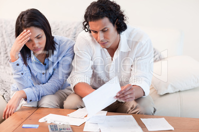 Couple depressed about financial problems