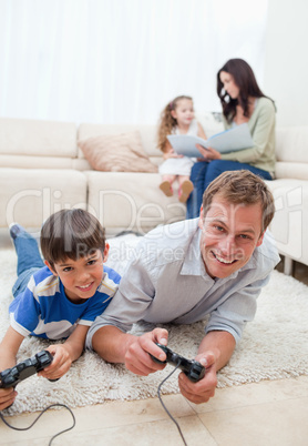 Family enjoys spending their spare time together