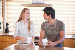 Couple having a cup of coffee