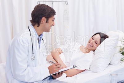 Doctor got good news for his patient