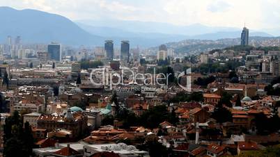 Sarajevo, Bosnia and Herzegovina, panoramic view