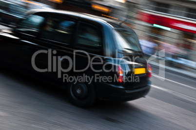 Rushing Black Cab