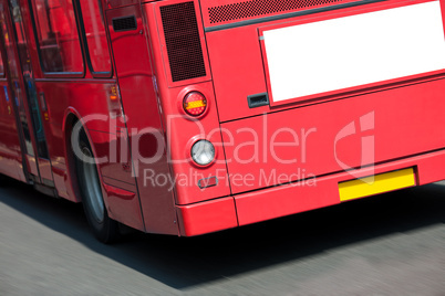 London Bus With Copy Space