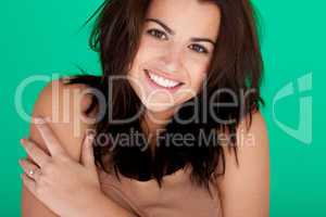 Cheerful Young Woman Portrait