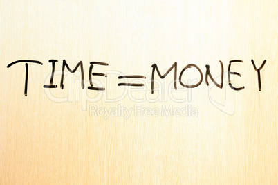 Time is money