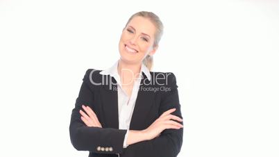 Smiling Confident Businesswoman
