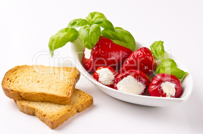 antipasti mit zwieback