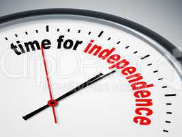 time for independence