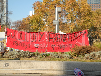 Plakat der Occupy-Bewegung