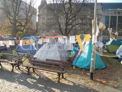 Occupy in Frankfurt