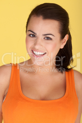 Laughing Carefree Woman