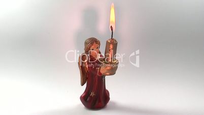 angel with candle