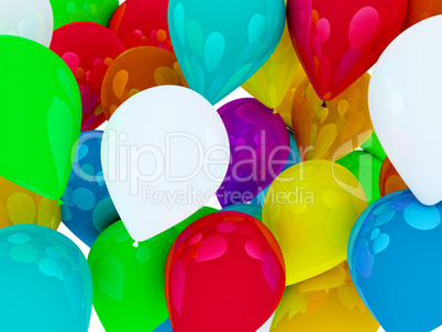 many colored balloons forming a bright background wallpaper imag