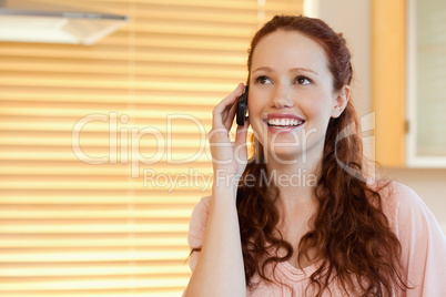 Woman talking on the cellphone