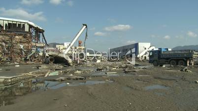 Tsunami Destruction And Aftermath In Japan