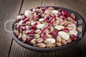 Bowl with beans