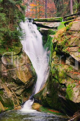 Kochelfall - waterfall Kochel 01