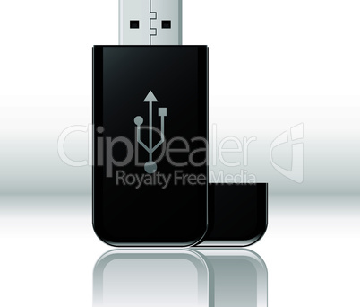 Vector USB flash drive