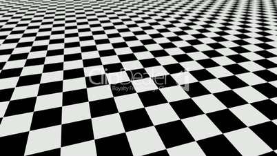 abstract checkerboard with blur end loopable