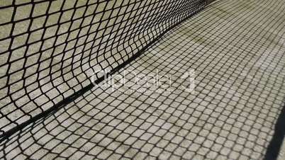 Tennis - Ball Flies in Net