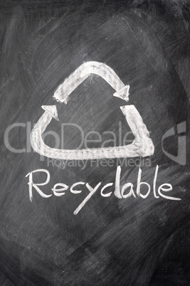 Recyclable sign