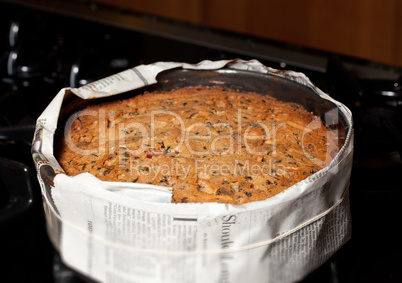 Traditional english christmas cake