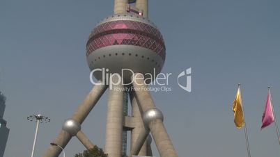 Pearl Of Orient TV Tower In Shanghai China