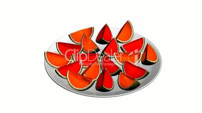 A plate of oranges.fruit,plates,dishes,fresh,citrus,food,juice,healthy,sweet,slice,organic,diet,nature,