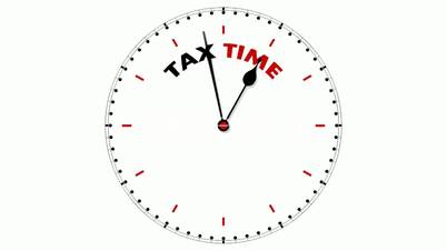 Clock: Tax Time