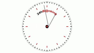 Clock: 24hBanking