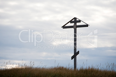 old wooden Orthodox cross