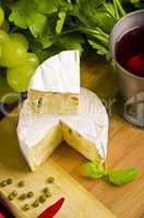 brie with green pepper
