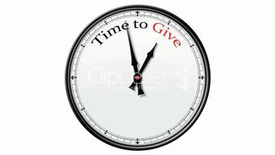 Clock: Time to Give