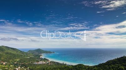 View from islands time lapse