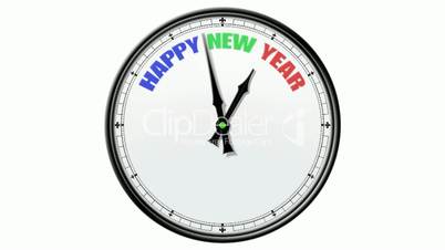 Clock: Happy New Year