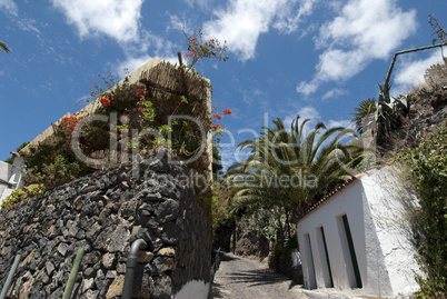 The town of Masca in Teneriffe, Spain
