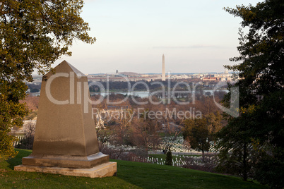 Civil War memorial in Arlington Cemetery